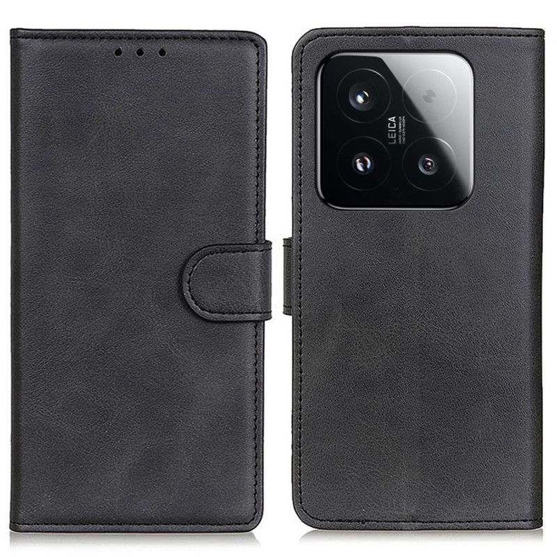 Læder Cover Xiaomi 15t Telefon Etui Mat Kunstlæder