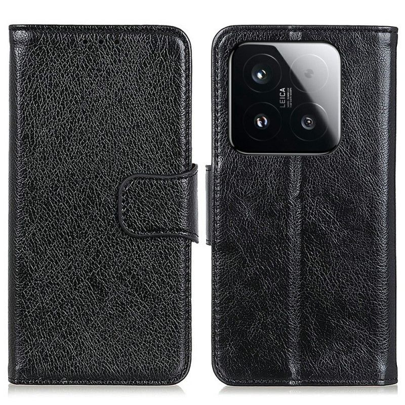 Læder Cover Xiaomi 15t Telefon Etui Nappastruktur