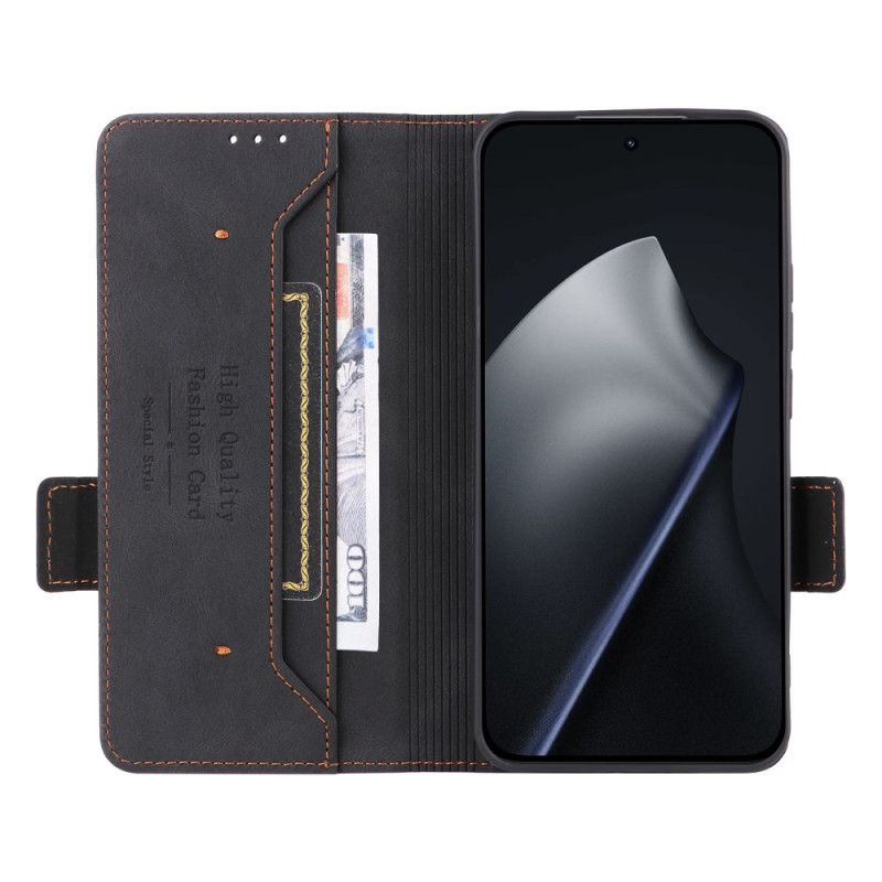 Læder Cover Xiaomi 15t Telefon Etui Tetro-design