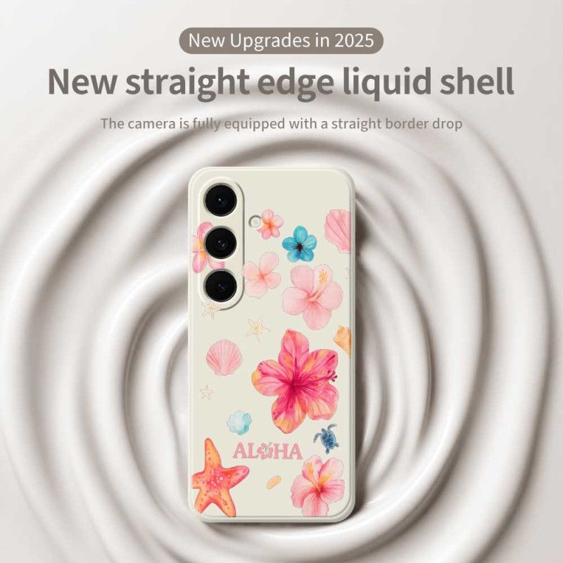 Cover Samsung Galaxy S25 Fe Blomstersilikone