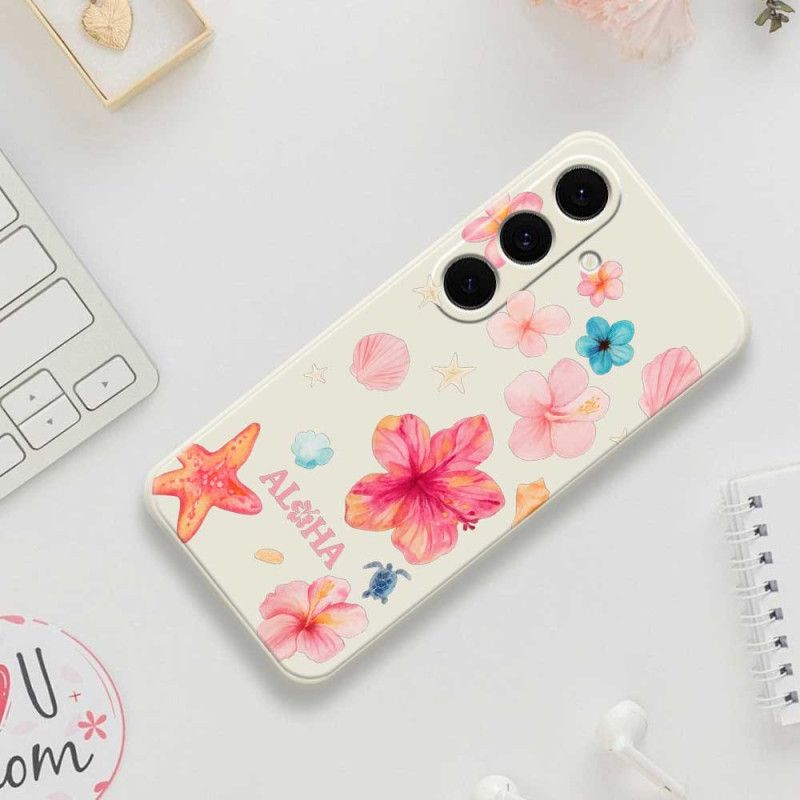 Cover Samsung Galaxy S25 Fe Blomstersilikone