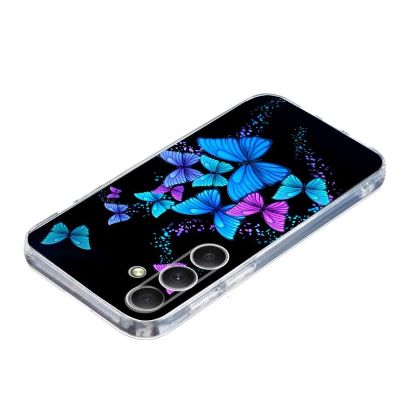 Cover Samsung Galaxy S25 Fe Farverige Sommerfugle
