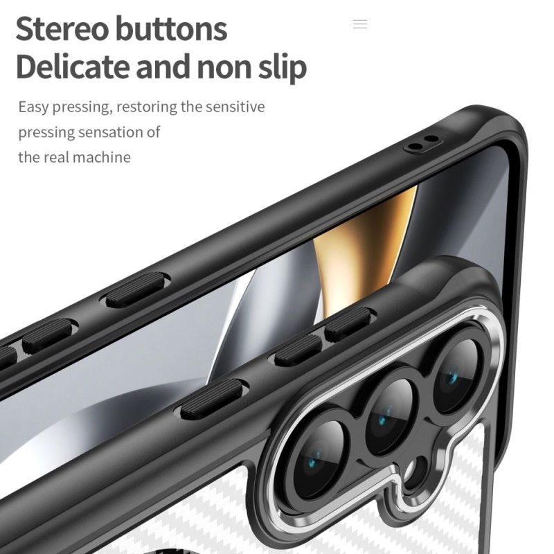 Cover Samsung Galaxy S25 Fe Magsafe-kompatibel Kulfibertekstur