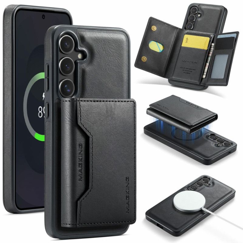 Cover Samsung Galaxy S25 Fe Magsafe-kompatibel Magking Aftagelig Tegnebog