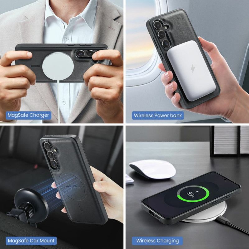 Cover Samsung Galaxy S25 Fe Magsafe-kompatibel Magking Aftagelig Tegnebog