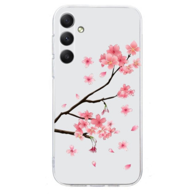 Cover Samsung Galaxy S25 Fe Telefon Etui Blommeblomster