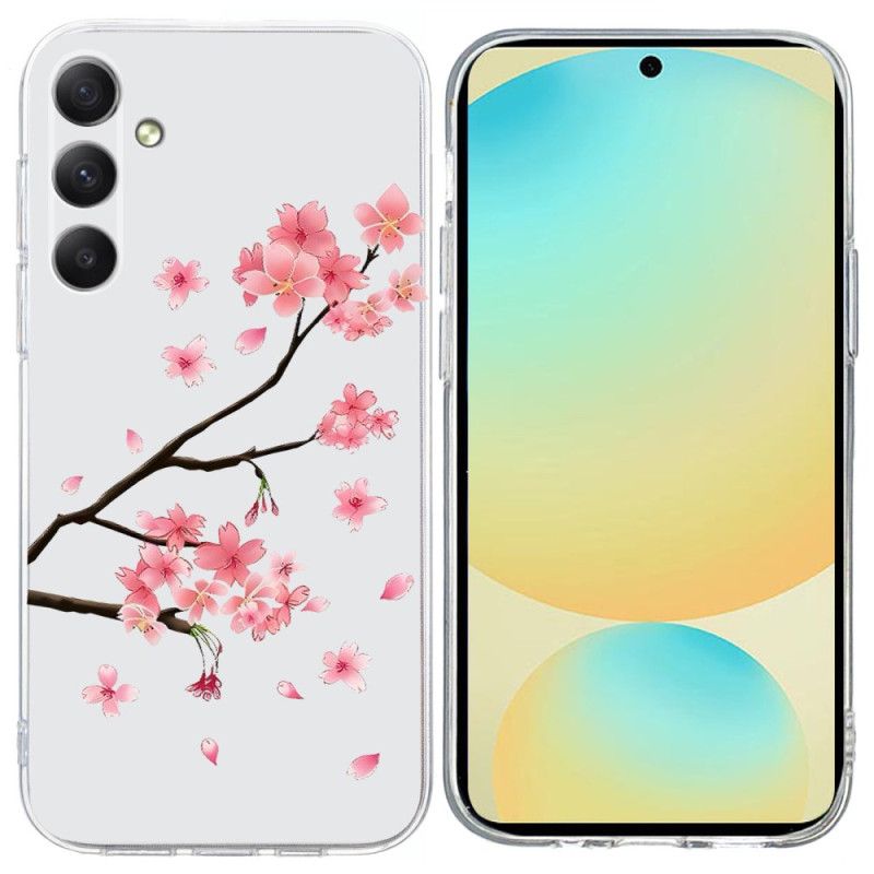 Cover Samsung Galaxy S25 Fe Telefon Etui Blommeblomster