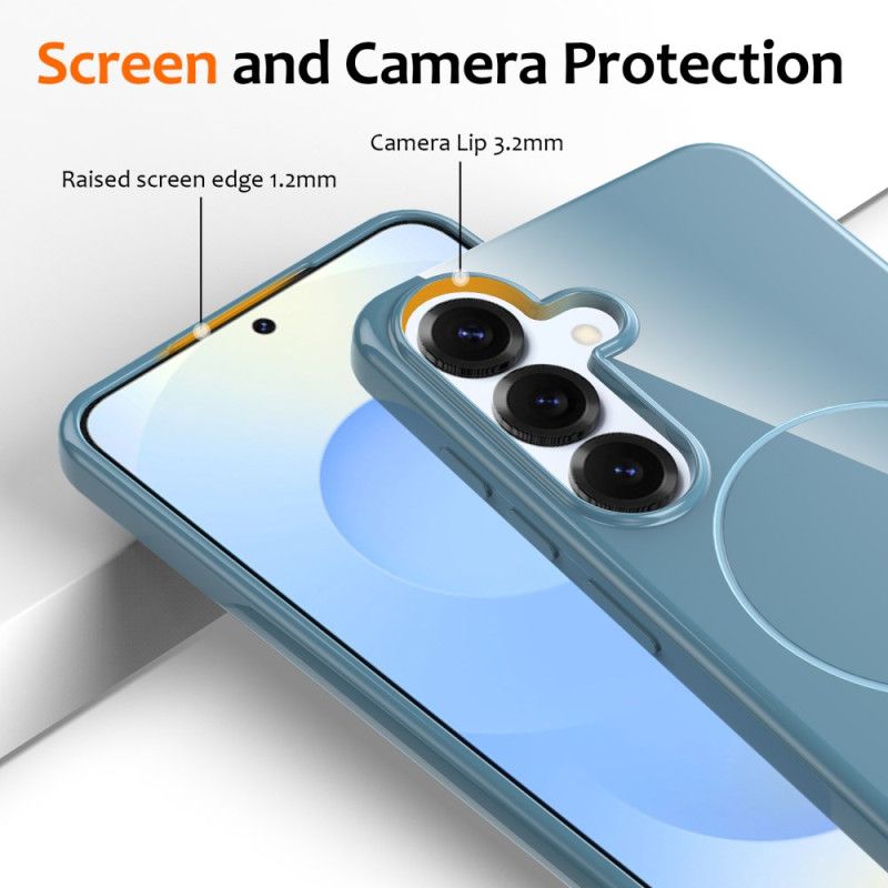 Cover Samsung Galaxy S25 Fe Telefon Etui Kompatibel Med Magsafe Med Håndledsrem