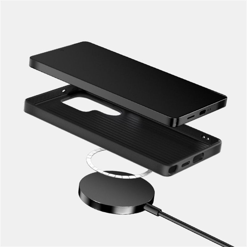 Cover Samsung Galaxy S25 Fe Telefon Etui Magsafe-kompatibel Mikroprægning Abeel