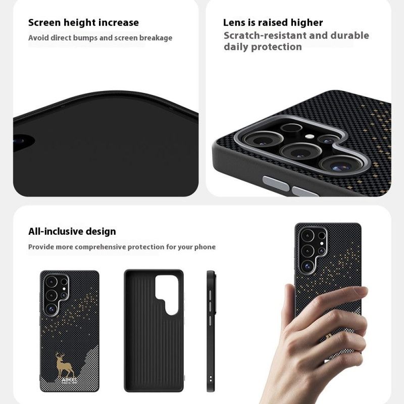 Cover Samsung Galaxy S25 Fe Telefon Etui Magsafe-kompatibelt Abeel-mønster