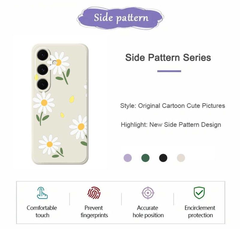 Cover Samsung Galaxy S25 Fe Telefon Etui Margueritsilikone