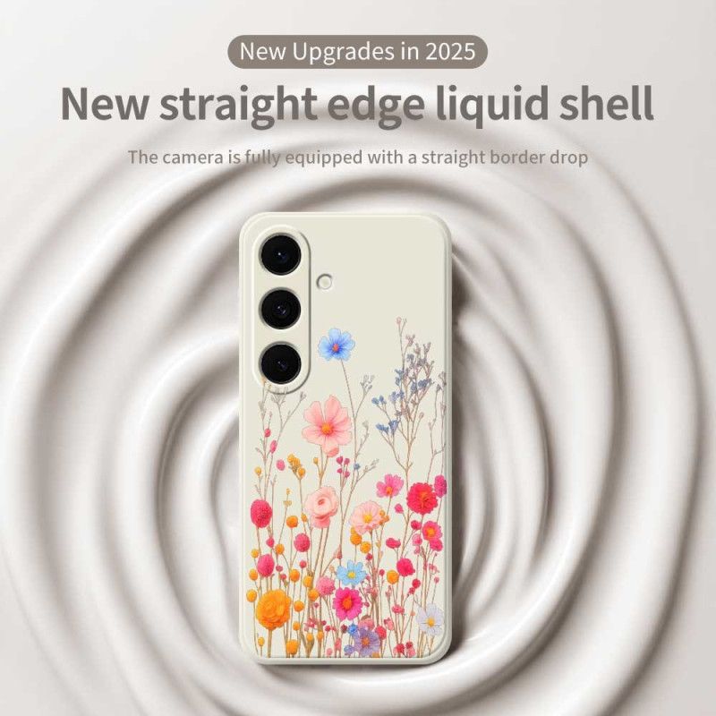 Cover Samsung Galaxy S25 Fe Vildblomstsilikone