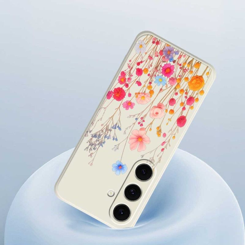 Cover Samsung Galaxy S25 Fe Vildblomstsilikone