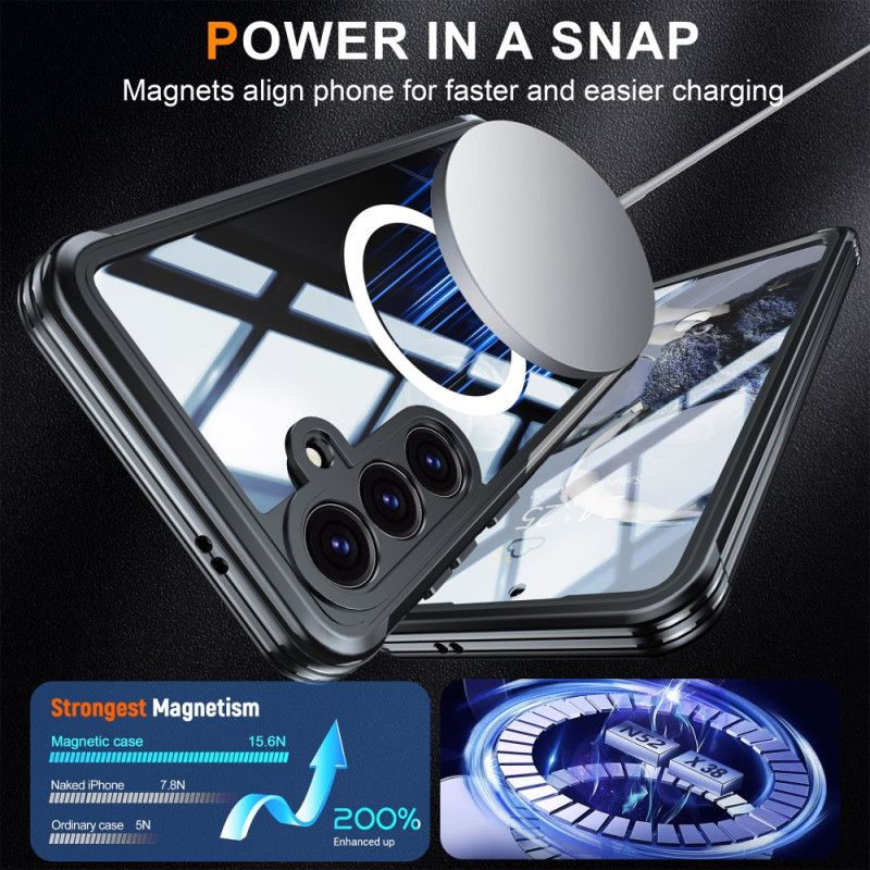 Cover Til Samsung Galaxy S25 Fe Magnetisk Med Skærmbeskytter