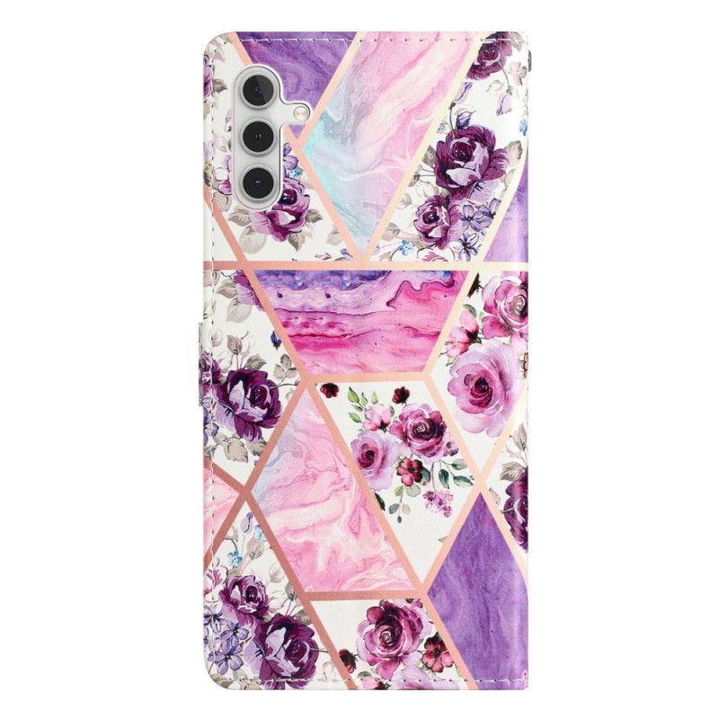 Flip Cover Samsung Galaxy S25 Fe Blomstermarmor