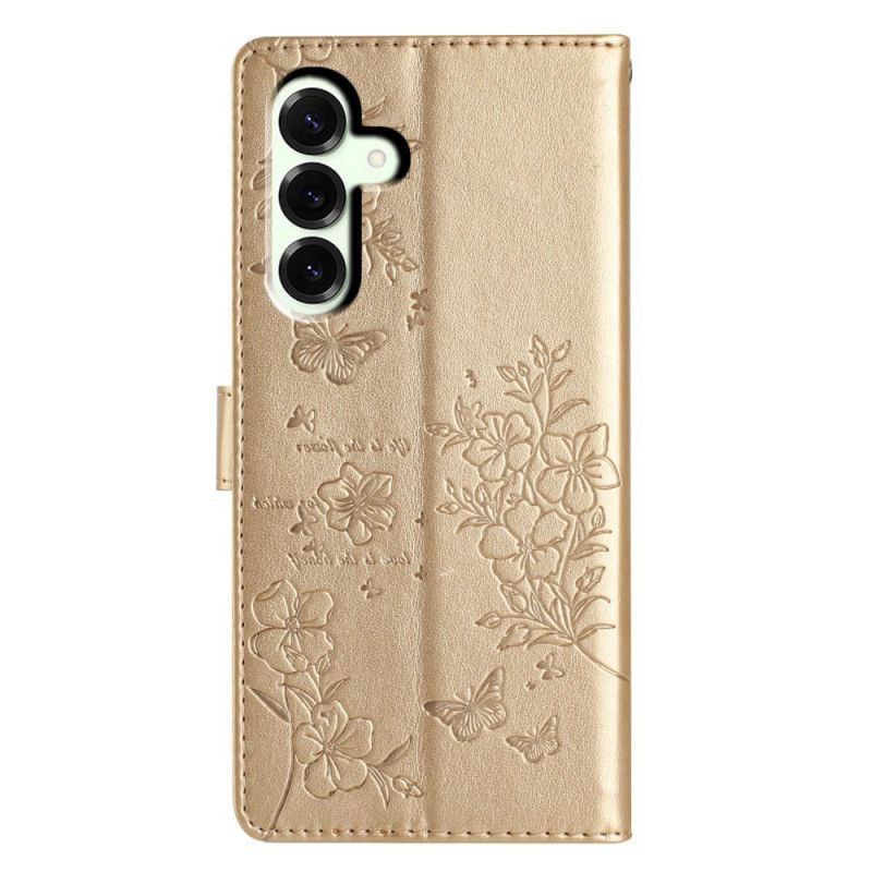 Flip Cover Samsung Galaxy S25 Fe Blomsterstemning