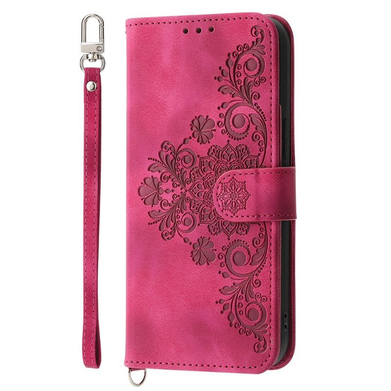 Flip Cover Samsung Galaxy S25 Fe Blondeprint Med Rem Og Skulderrem