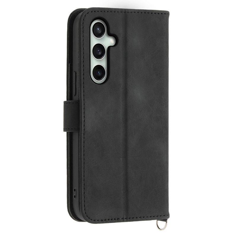 Flip Cover Samsung Galaxy S25 Fe Blondeprint Med Rem Og Skulderrem