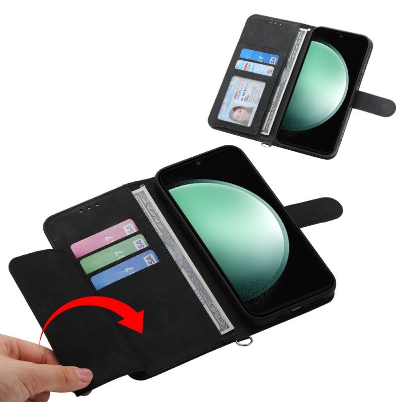 Flip Cover Samsung Galaxy S25 Fe Blondeprint Med Rem Og Skulderrem