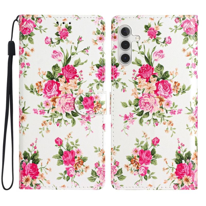 Flip Cover Samsung Galaxy S25 Fe Frihedsblomster