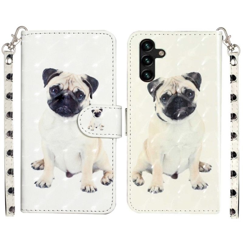 Flip Cover Samsung Galaxy S25 Fe Hund Med Snor