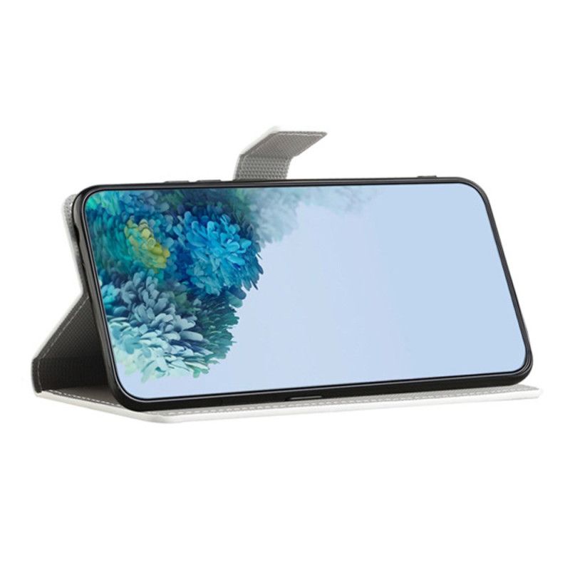 Flip Cover Samsung Galaxy S25 Fe Klassisk Blå Sommerfugl