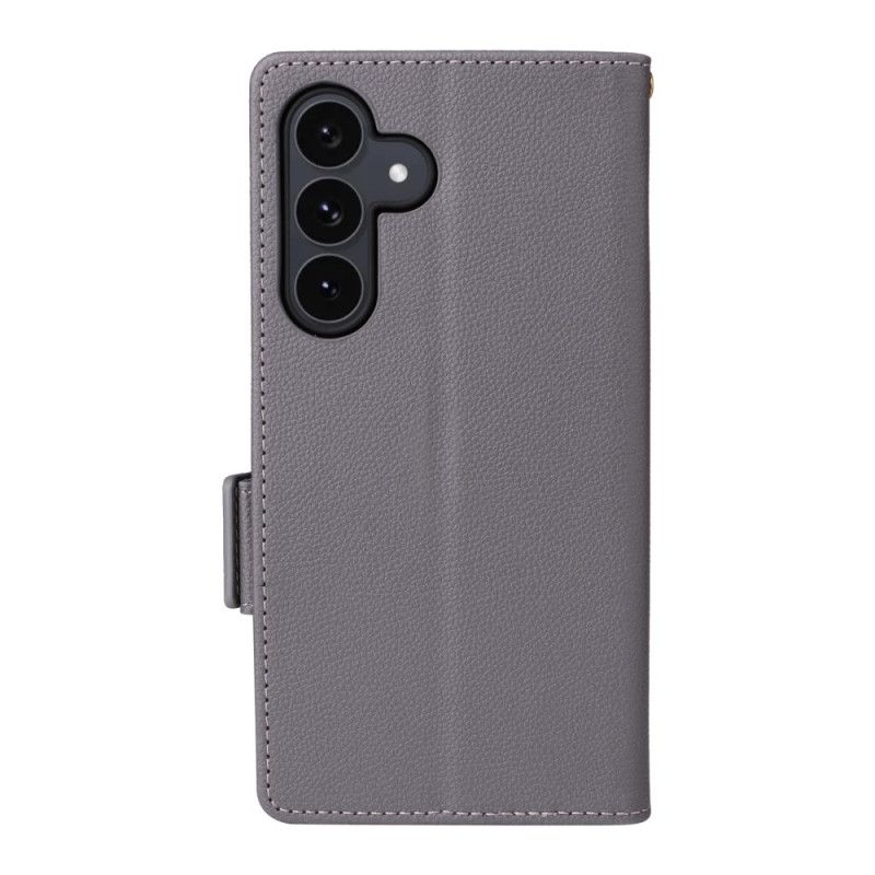 Flip Cover Samsung Galaxy S25 Fe Klassisk Pung Med Rem