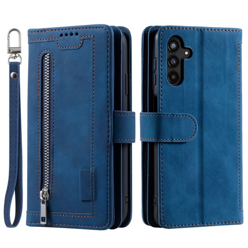 Flip Cover Samsung Galaxy S25 Fe Kortholder Og Lynlås