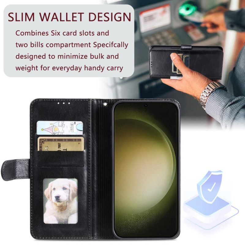 Flip Cover Samsung Galaxy S25 Fe Kortholder Og Rem