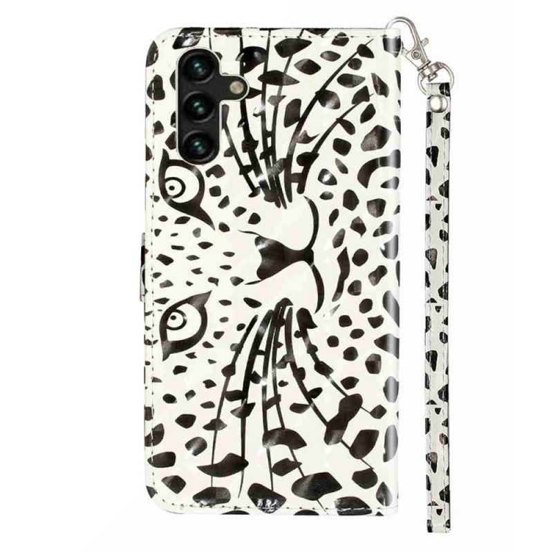 Flip Cover Samsung Galaxy S25 Fe Leopardhoved Med Snor