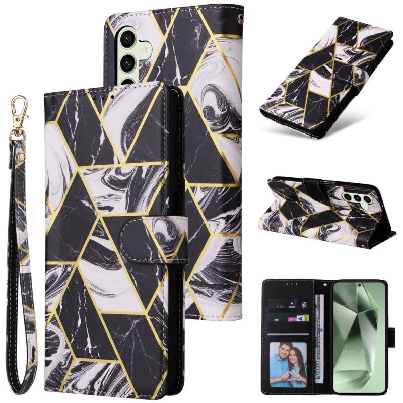 Flip Cover Samsung Galaxy S25 Fe Marmorstil