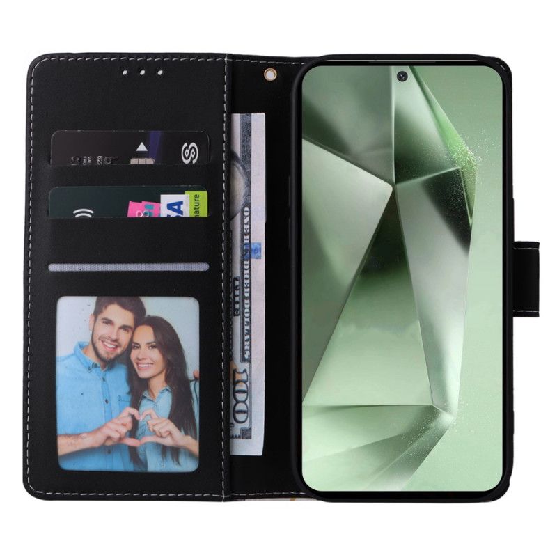 Flip Cover Samsung Galaxy S25 Fe Marmorstil