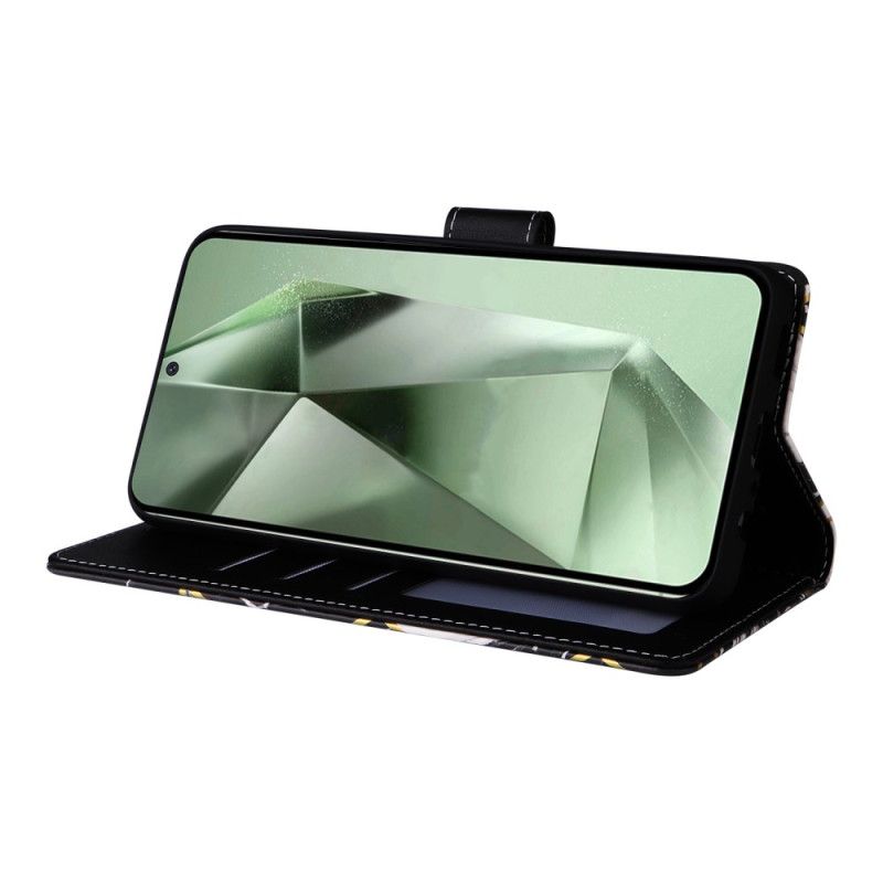 Flip Cover Samsung Galaxy S25 Fe Marmorstil