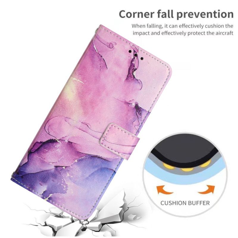 Flip Cover Samsung Galaxy S25 Fe Marmorstil