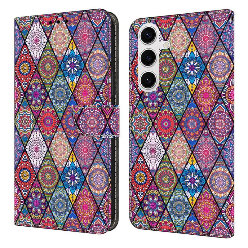 Flip Cover Samsung Galaxy S25 Fe Patchwork