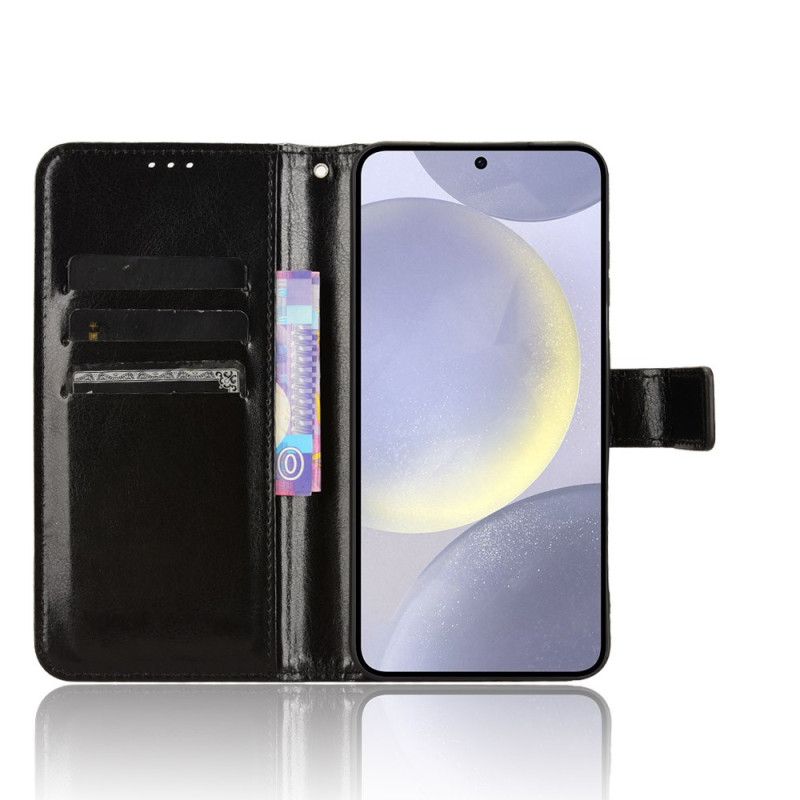 Flip Cover Samsung Galaxy S25 Fe Prangende Kunstlæder