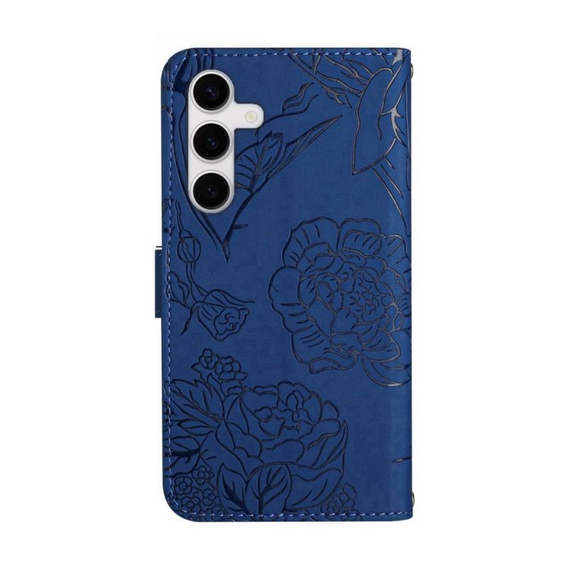 Flip Cover Samsung Galaxy S25 Fe Rem Med Sommerfugleprint