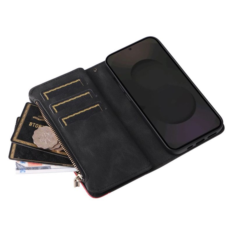 Flip Cover Samsung Galaxy S25 Fe Tofarvet Krusning