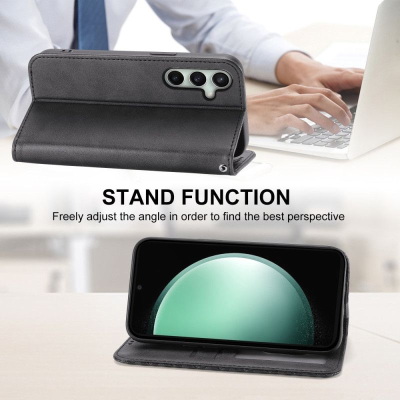 Flip Cover Til Samsung Galaxy S25 Fe Diamantmønster Med Rem