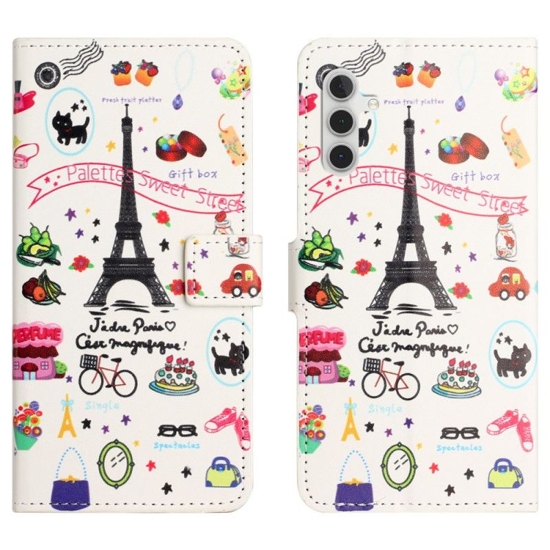 Flip Cover Til Samsung Galaxy S25 Fe Jeg Elsker Paris
