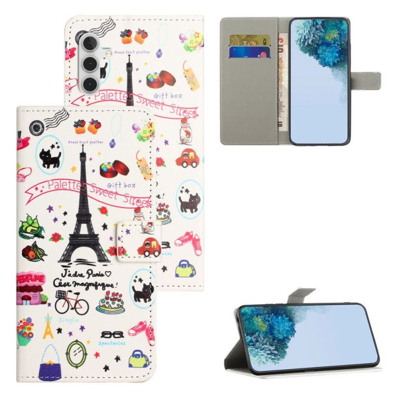Flip Cover Til Samsung Galaxy S25 Fe Jeg Elsker Paris