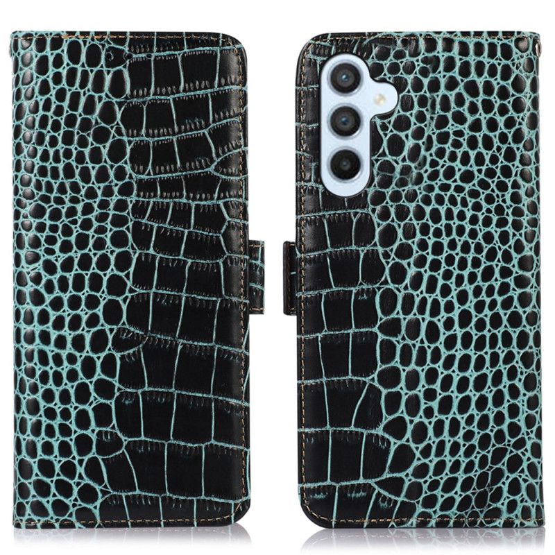 Flip Cover Til Samsung Galaxy S25 Fe Krokodillestil