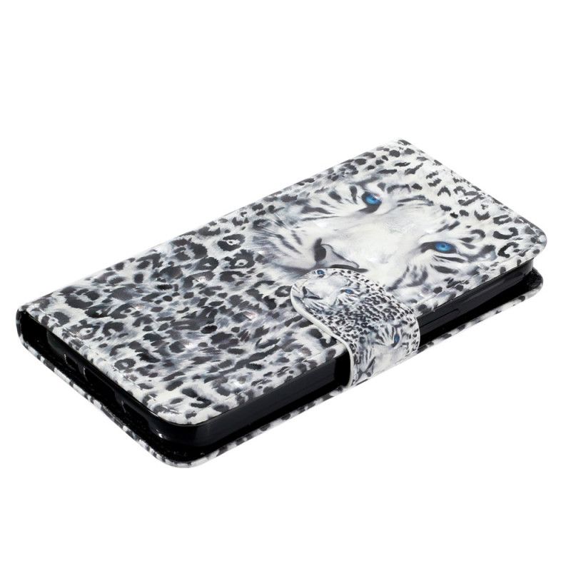 Flip Cover Til Samsung Galaxy S25 Fe Leopard Med Snor