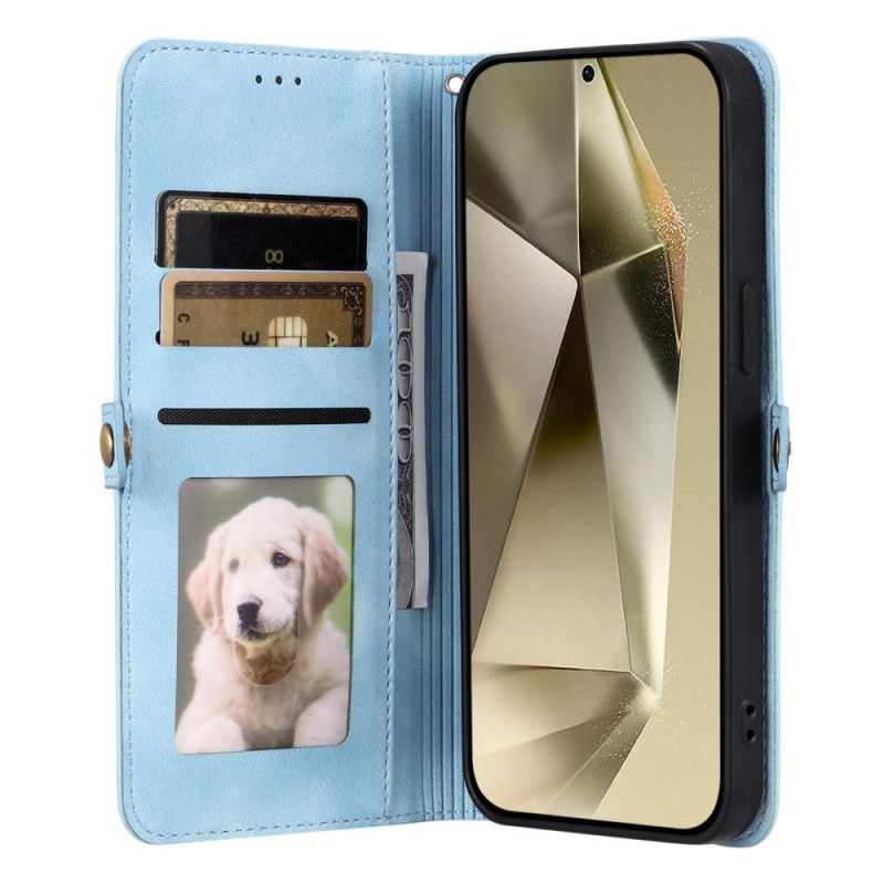 Flip Cover Til Samsung Galaxy S25 Fe Mandala Ruskindseffekt