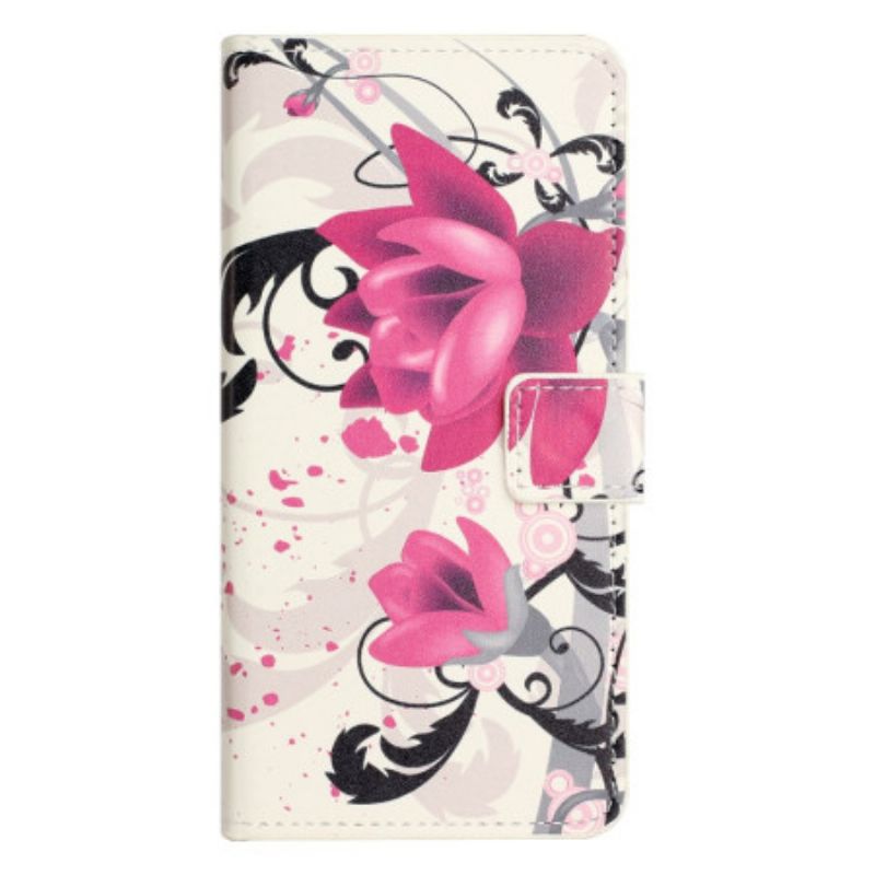 Flip Cover Til Samsung Galaxy S25 Fe Motiv Af Lotus