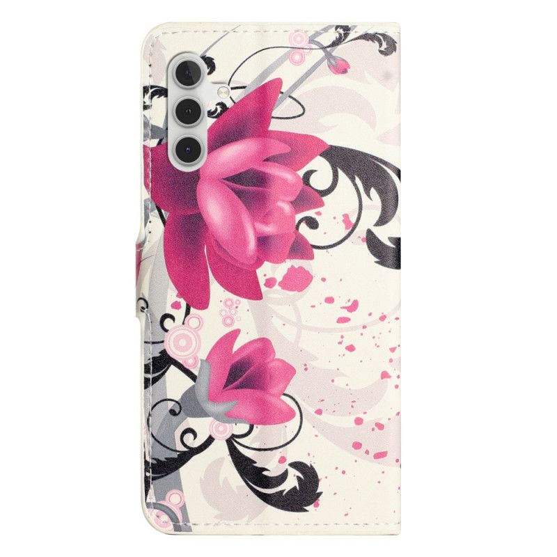 Flip Cover Til Samsung Galaxy S25 Fe Motiv Af Lotus