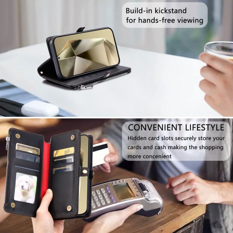 Flip Cover Til Samsung Galaxy S25 Fe Premium Pung