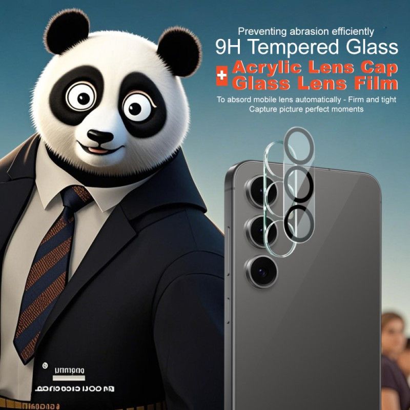 Hærdet Glaslinsebeskytter Til Samsung Galaxy S25 Fe (sort Cirkeldesign) Imak