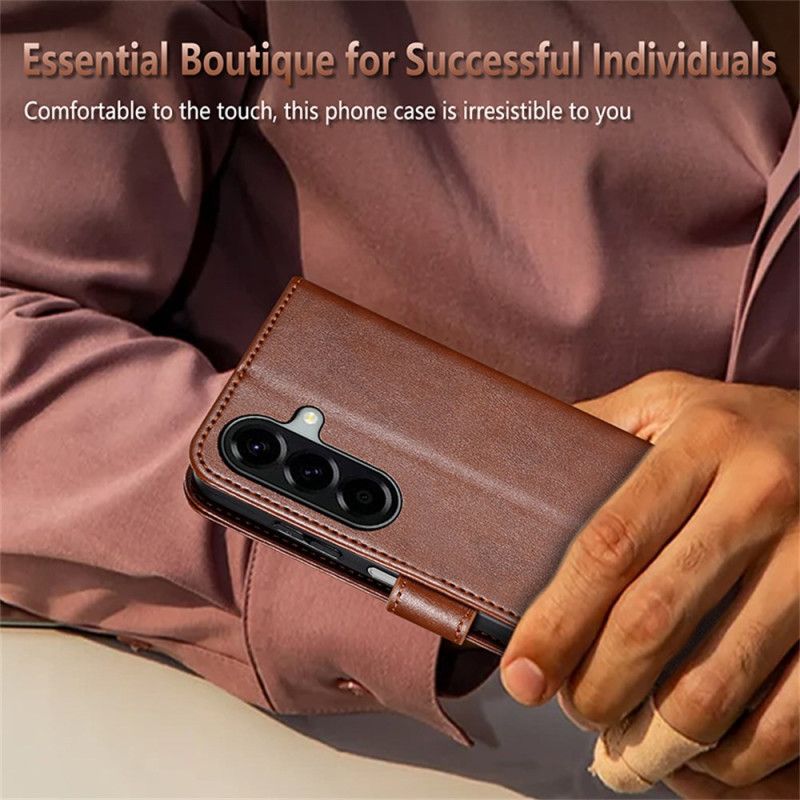 Læder Cover Samsung Galaxy S25 Fe Azns