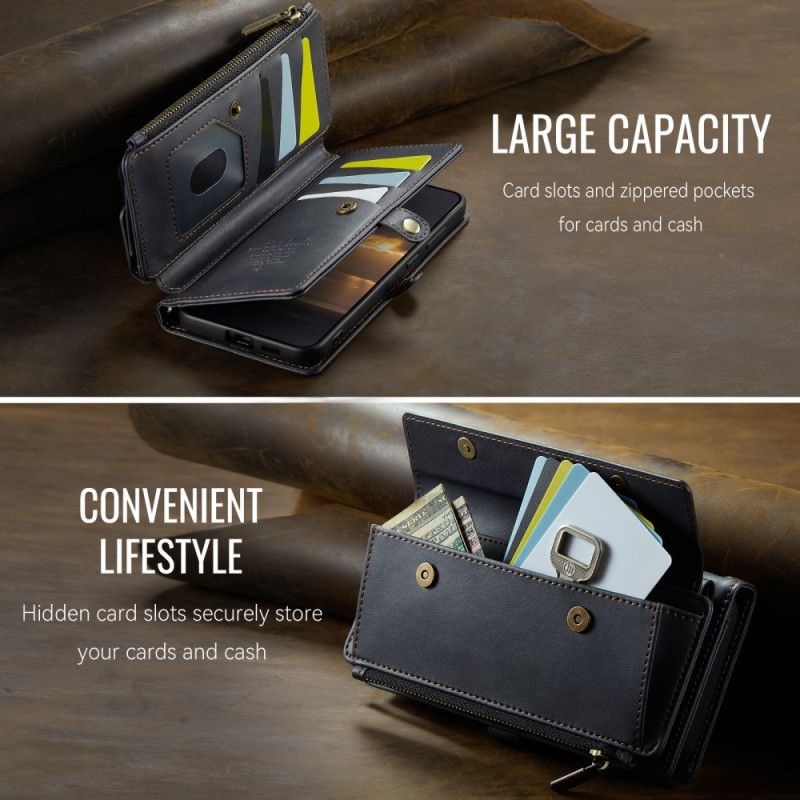 Læder Cover Samsung Galaxy S25 Fe Caseme-pung